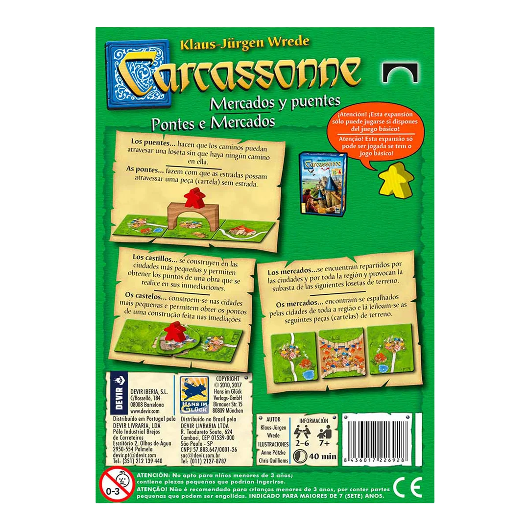 Carcassonne: Mercados y Puentes - Imagen 4