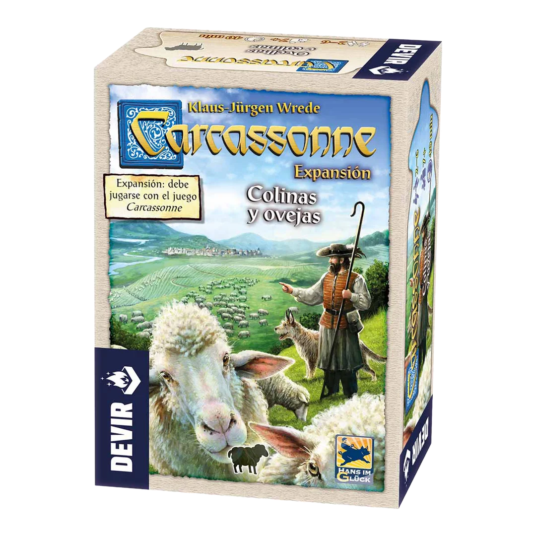 Carcassonne: expansión Colinas y Ovejas