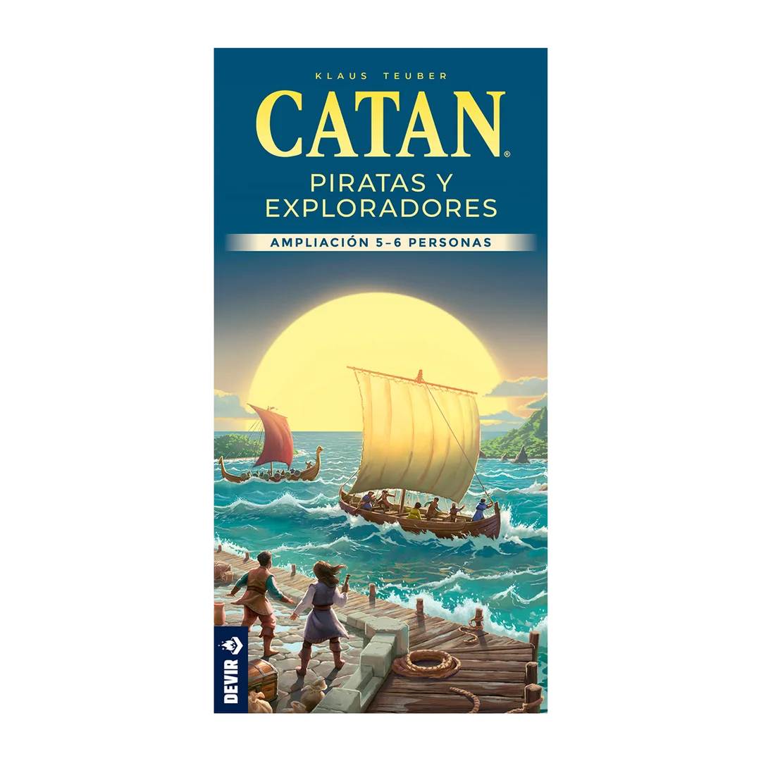 Catan: ampliación 5-6 jugadores Piratas y Exploradores